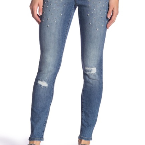 Seven7 limited edition Mid Rise Skinny Jeans - Picture 5 of 8
